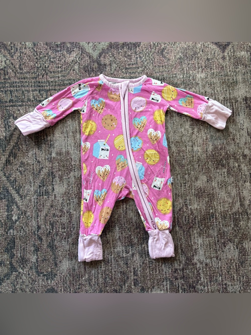 Little Sleepies Cookies & Milk sleeper PREEMIE